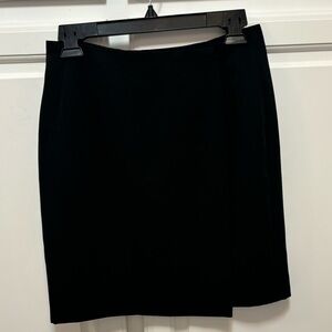 Geoffrey Beene Black Wrap Snap Closure Skirt Women’s Size 4